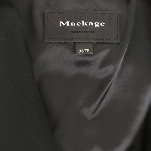 Mackage Women’s Black Coat XS - Picture 2 of 4